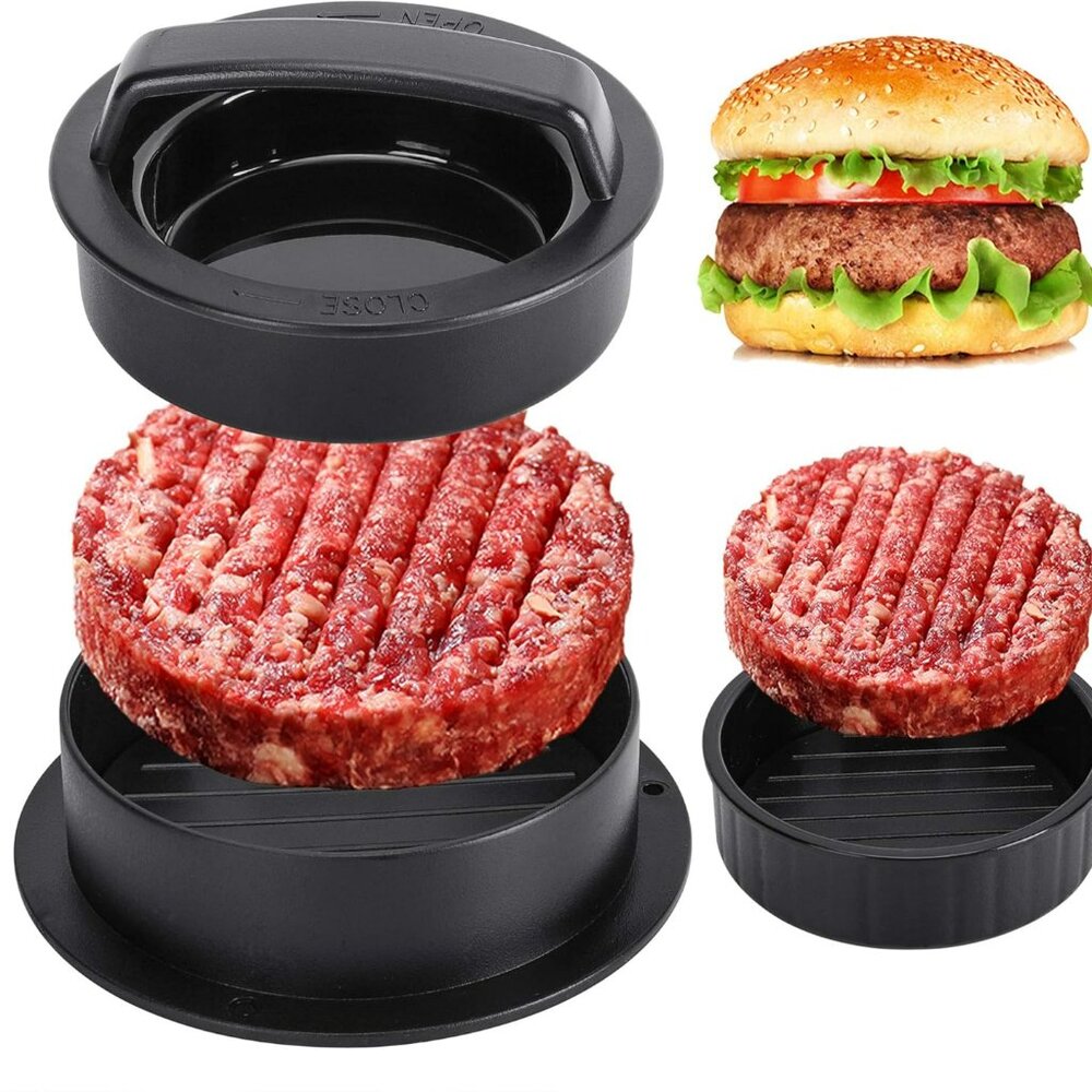 Burger Press Hamburger Patty Maker Slider Press‎ Burger Patty Press Non Stick